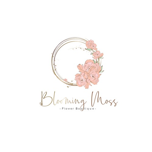 Floral Boutique Logo Design by moon.design