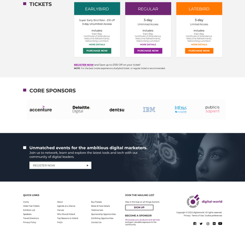 Web page design contest entry by UXP