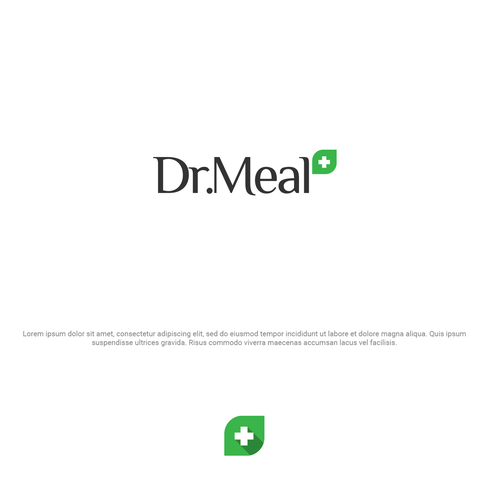 Meal Replacement Powder - Dr. Meal Logo Diseño de PENguins✅