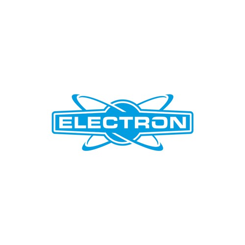 Newlogo designwith the electron drawn as a solid logo Diseño de Xisco™