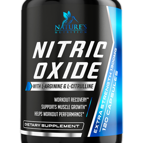 Nitric Oxide label design needed for Nature's Nutrition Design réalisé par ZAKIGRAPH ®