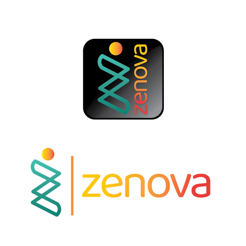 Zenova Logo: Revolutionary suite of health and wellness mobile apps Design by J.Tot