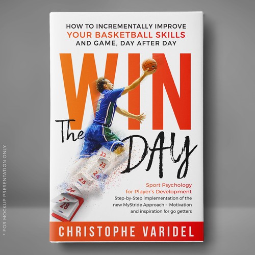 Book design - A book about basketball improvement and sport psychology Design by Klassic Designs