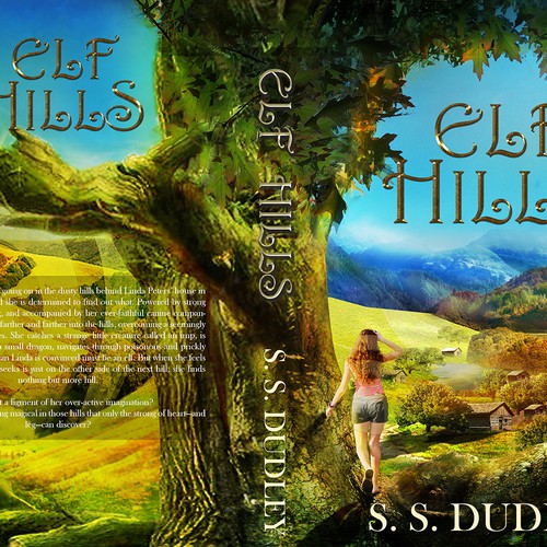 Book cover for children's fantasy novel based in the CA countryside Design by Ddialethe