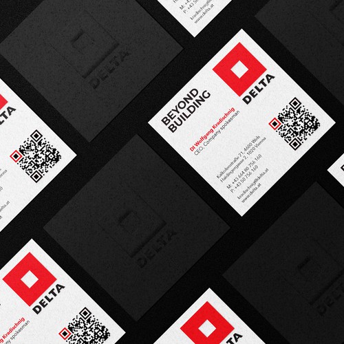 DELTA Business Card Relaunch Design réalisé par PNX Graphics