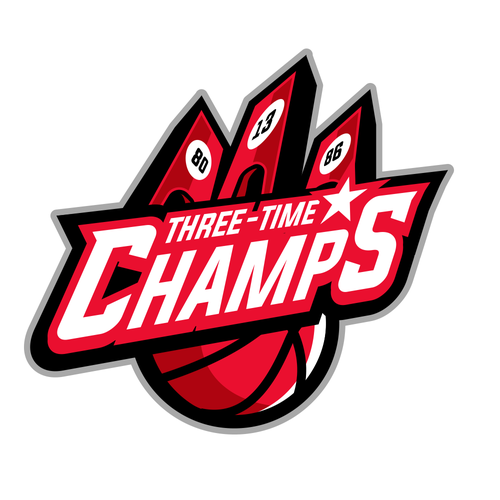 Basketball Logo for Team 'Three-Time Champs' - Your Winning Logo Featured on Major Sports Network Design by Argim