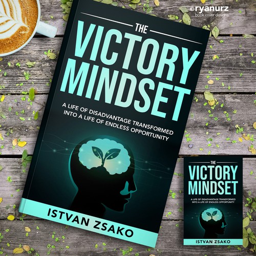 Design a powerful "Victory Mindset" book cover [no boring designers allowed!] Design by ryanurz