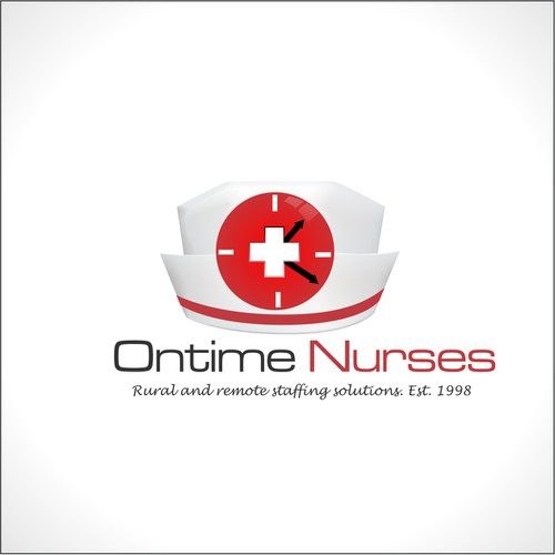 logo and business card for Ontime Nurses Diseño de ROSARTS