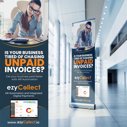 B2B Saas Pull Up Banner for Trade Show Design von Sketch Media™