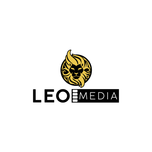 Logo for "LEO MEDIA", a media designer company, working mostly, but not only, as (live) cameraman Design by memindlogo