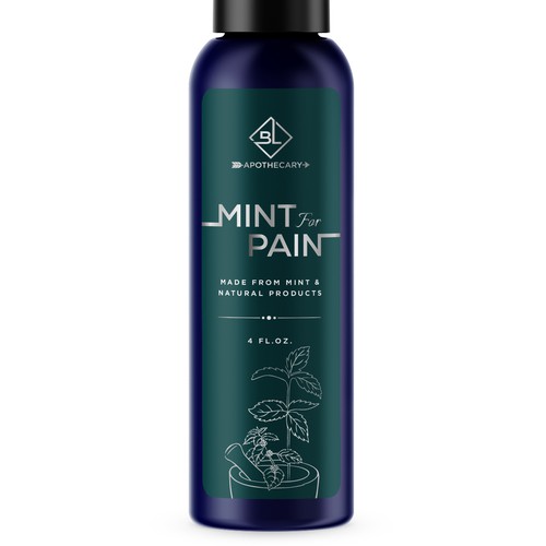 Pain Spray Label Design by Rifat_Jishan