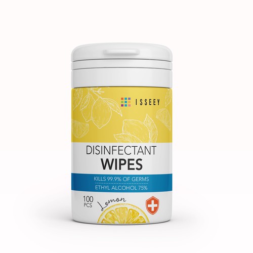 Product Label Design for "Disinfectant Wipes" Design by Gergana ®