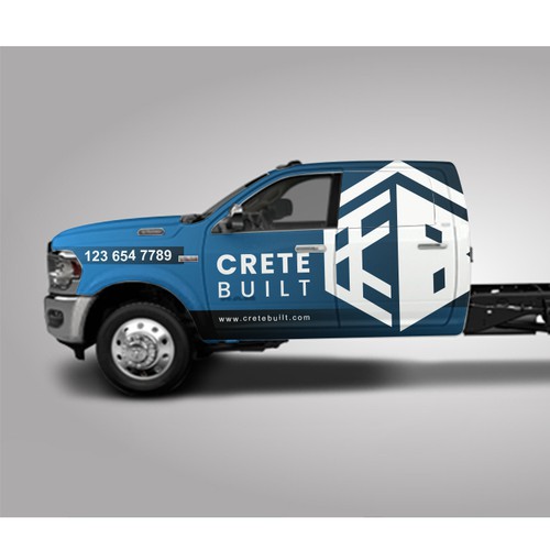 Truck and Trailer Wrap Design by xen art