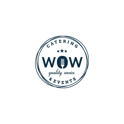 A logo that pops for a food group and catering company Design by La Maison Des Lena