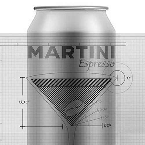 Logo / Product Design for new Espresso Martini beverage Design by bcra