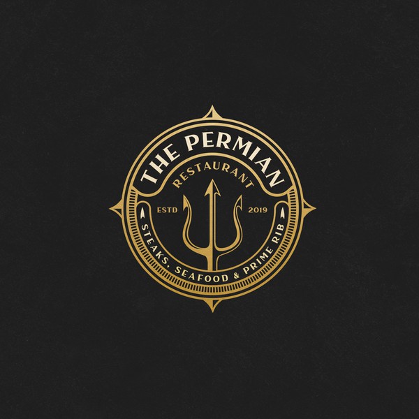 Design by grotesqstudio titled "The Permian restaurant logo"