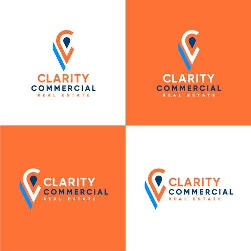 Logo + Brand Guide for Clarity Commercial Real Estate Design by Dadisigner