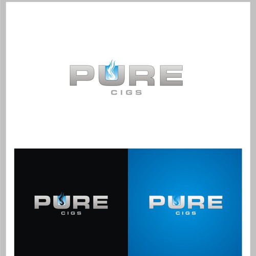 Create an updated logo design for PURE CIGS Design by BAY ICE 88