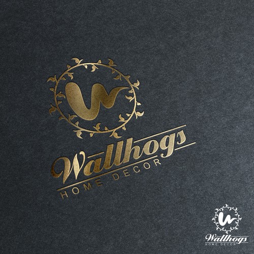Create a Modern Sophisticated Logo Design for Wall Decor Company Logo