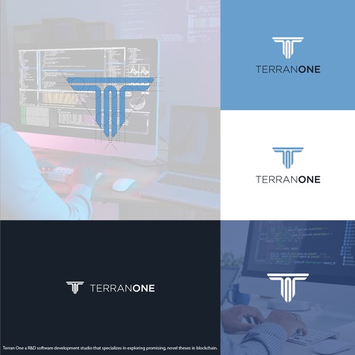 Modern logo that conveys "research" "experimentation" and "software engineering" Design by Ciprian M