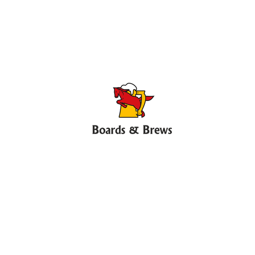 コンペ「Fun logo for social group focused on beer & board games」のデザイン by Ponomarevさん 