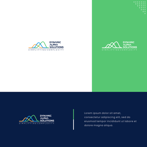 Design a logo to illustrate complexity simplified for a dynamic multi-dimensional financial firm Design by InstInct®