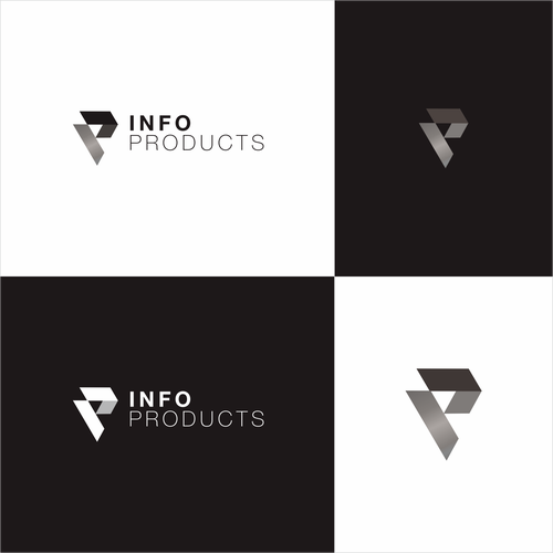 InfoProducts.com - Logo & Branding Design por Grad™