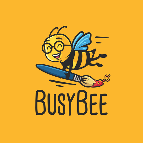 Design the Iconic Logo and Brand Guideline for the 'BusyBee' Brand! Design by Rock N Draw