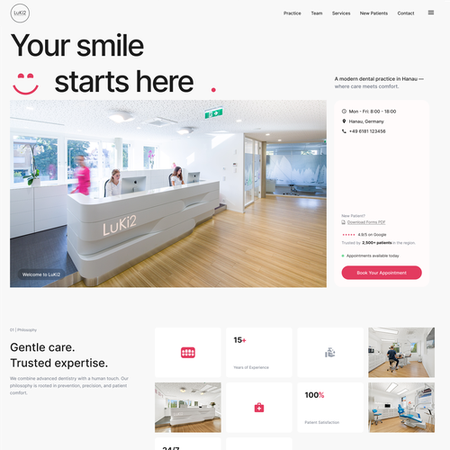Web page design contest entry by Mamdouh ganeemy