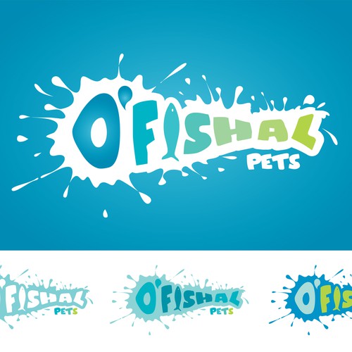 Design a fun, fresh logo package for aquarium pet store
 Design by mersina