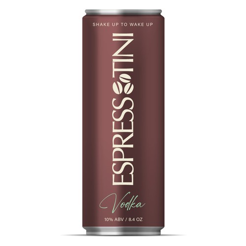 We need a Sexy, Luxuriously Designed Espresso Martini in a Can that appeals to women (and men). Ontwerp door ikoniske™