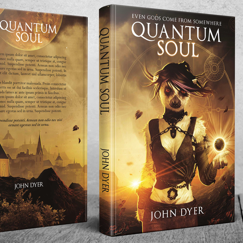 Quantum Soul - A science fiction novel Design by twinartdesign