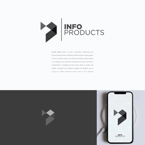 InfoProducts.com - Logo & Branding Design by avagraph™