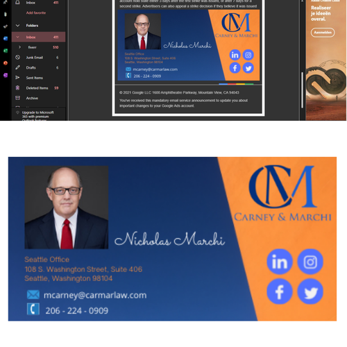 Signature Block for a Modern Law Office Design by Gorgy