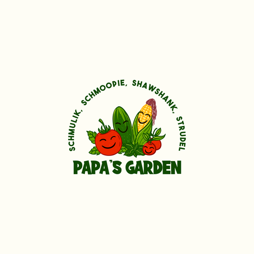 Fun garden logo for our kids to honor grandpa Design by Ongie