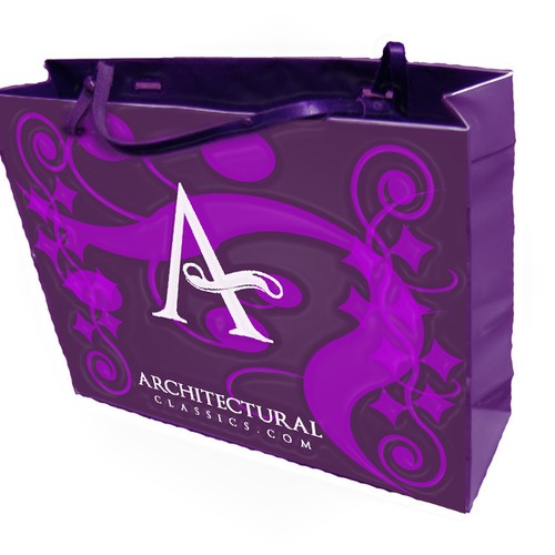 Carrier Bag for ArchitecturalClassics.com (artwork only) Design by Triple9