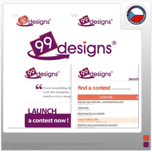Logo for 99designs Design por BombardierBob™