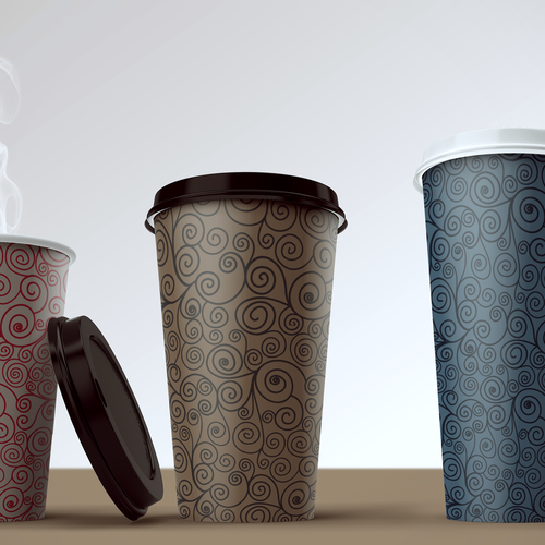 Artwork Design for Paper Cups Design by nia loiola