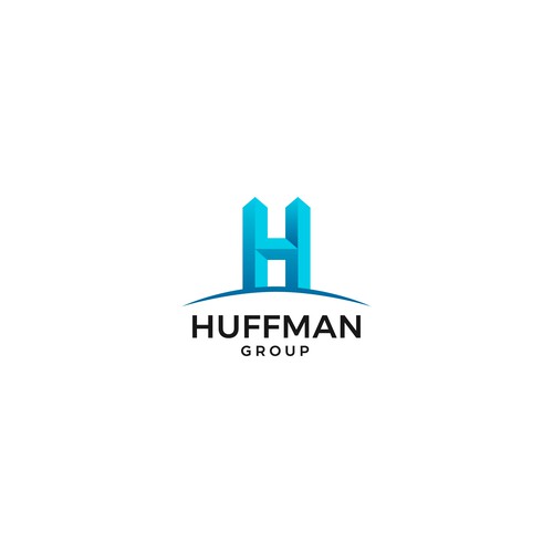 Huffman Group Logo Design by OnellaStudio.