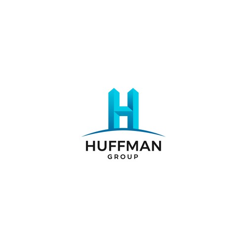 Huffman Group Logo Design by Nella.