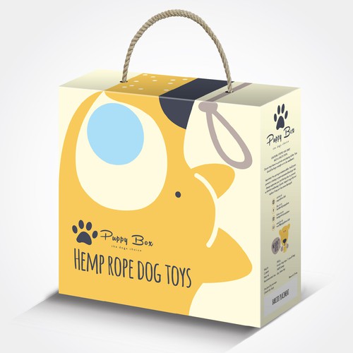 Hemp Rope dog toys packaging design Product packaging contest