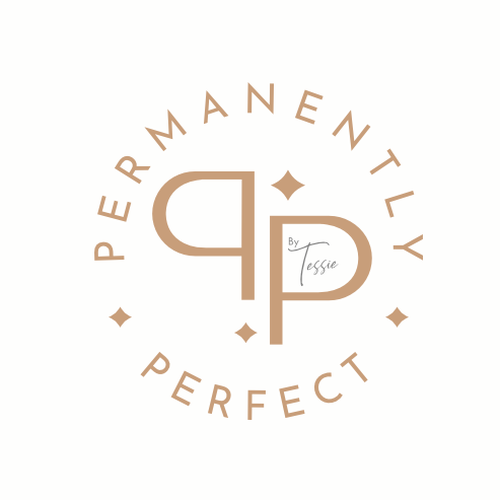 Modern and Clean Permanent Makeup Logo making my brand stand out and be easily identifiable. Design by Besign studio