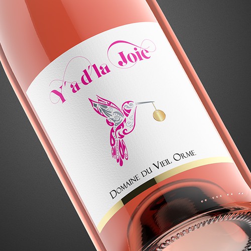 Fruity Dry Rosé Wine-ontwerp door Shark1@