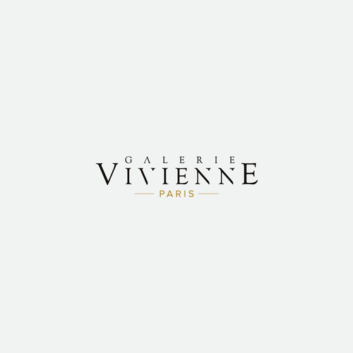 Refonte logo galerie Vivienne Design by uno 8