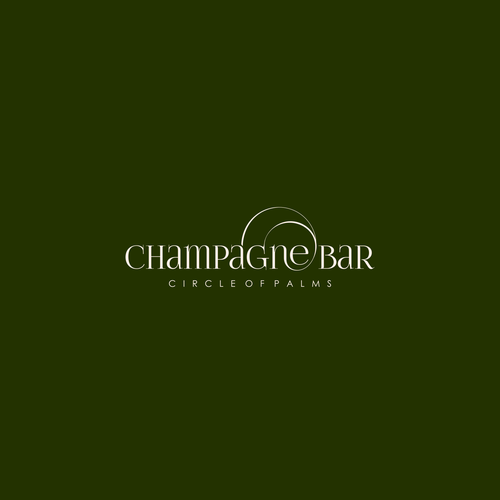 PATISさんのLuxury and modern Champagne Bar logoデザイン