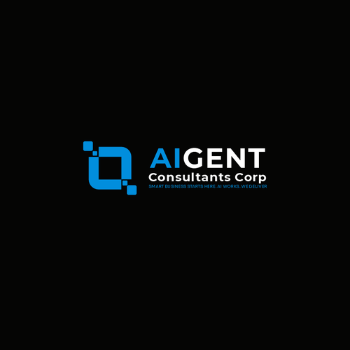 AI Agent Company: Appealing to small to medium sized businesses. Design by Ghouvan