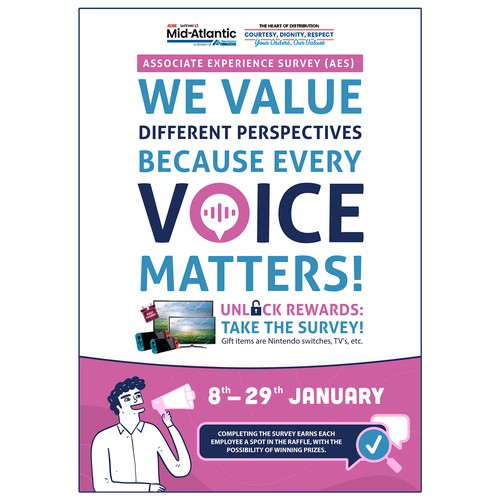 Acme Survey Need 100% Participation Design by Dedi Funda