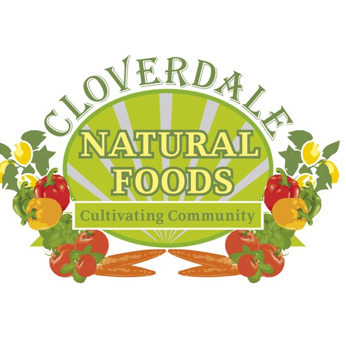 Natural grocery store Logo Design by schwede