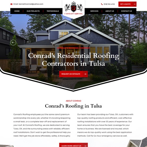 Our Projects - Conrad's Roofing