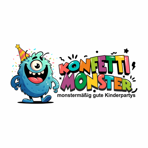 we need a fun logo for a kids party company Design by VictoryBlue